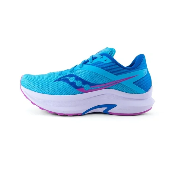 New SAUCONY Axon Running Shoe Blaze/Royal S10657-30 Women’s Size 11 Blue - Picture 2 of 15